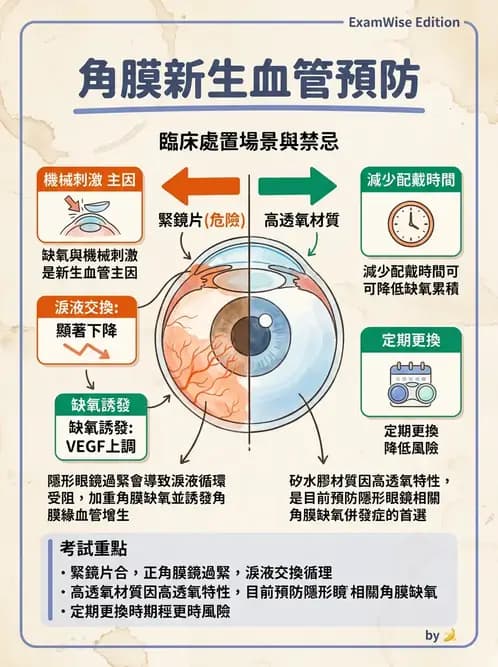 驗光生 - 角膜缺氧與結構性變化 - AI 圖文解析預覽