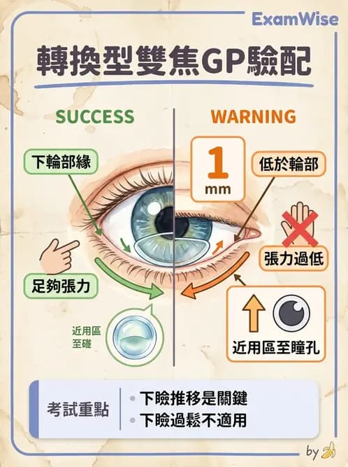 驗光生 - 老花隱形眼鏡臨床驗配與問題排解 - AI 圖文解析預覽