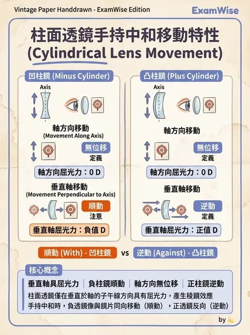 驗光生 - 普氏法則與移心稜鏡效應 - AI 圖文解析預覽