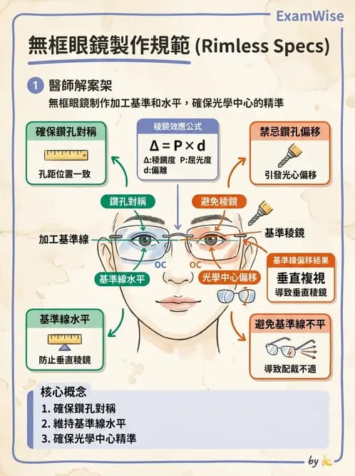 驗光生 - 鏡架調整與裝配實務 - AI 圖文解析預覽