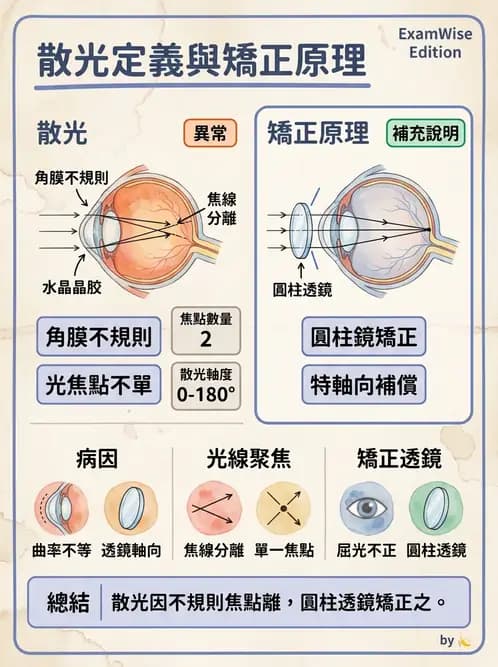 驗光生 - 視覺功能、視野與電生理檢查 - AI 圖文解析預覽