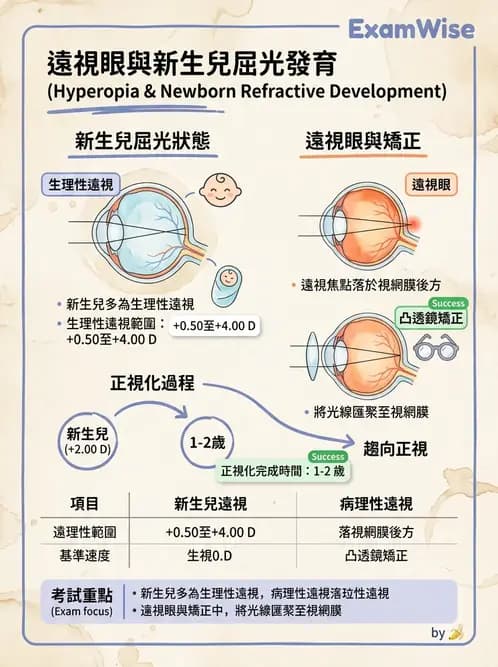 驗光生 - 眼球胚胎發育 - AI 圖文解析預覽