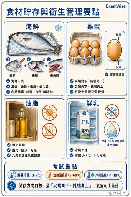 營養 - 庫房管理、食材貯存與盤點 - AI 圖文解析預覽