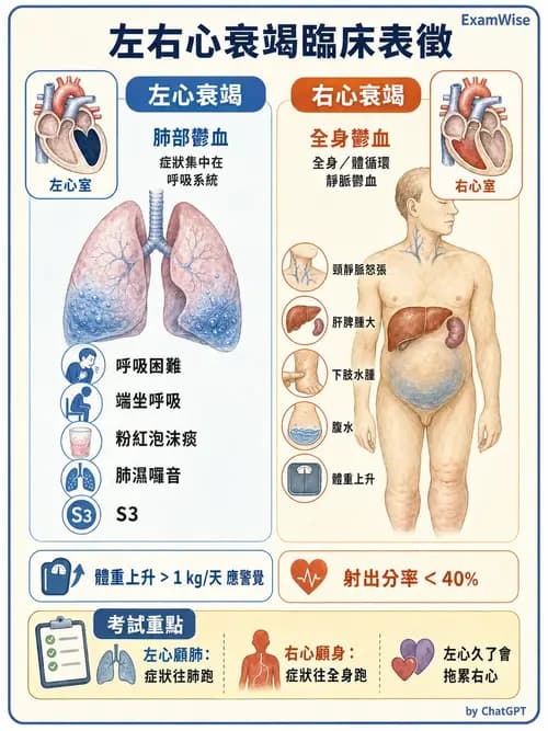 護理師 - 心臟衰竭與心律不整 - AI 圖文解析預覽